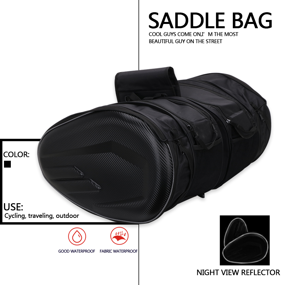 Panniers Waterproof Rear - Motosiklet Çantası Arka Koltuk Yan Çantası