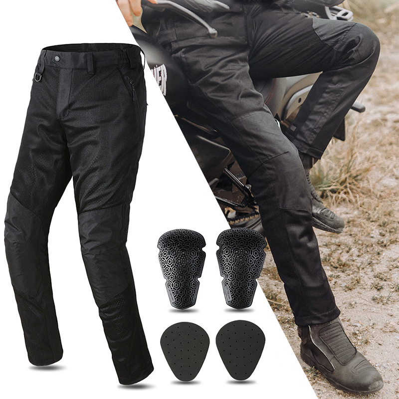 Cycling Commuter Trousers - Yaz Örgü Motosiklet Pantolon Erkekler Off-road