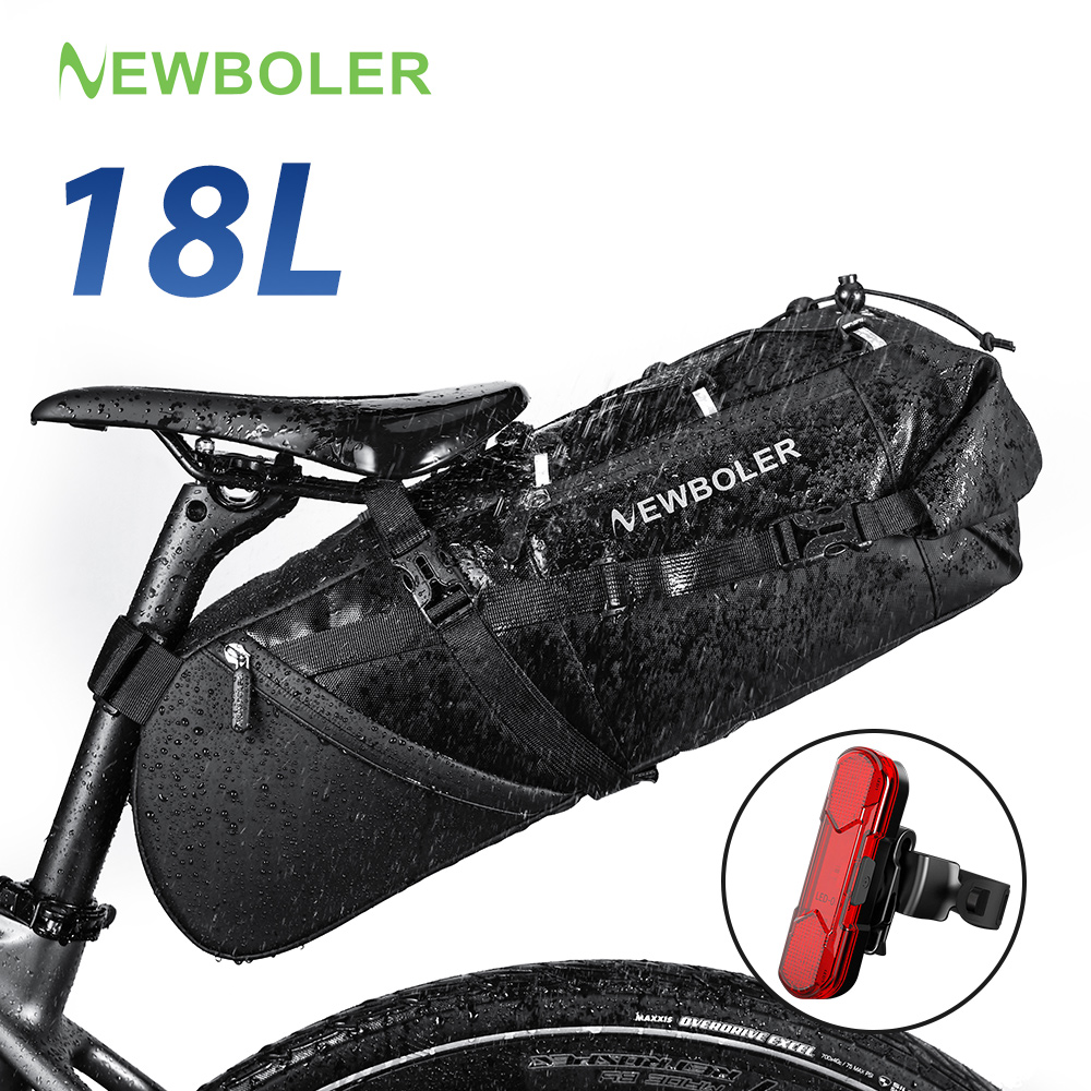 Cycling Commuter Backpack Waterproof - NEWBOLER 18L bisiklet selesi çantası su