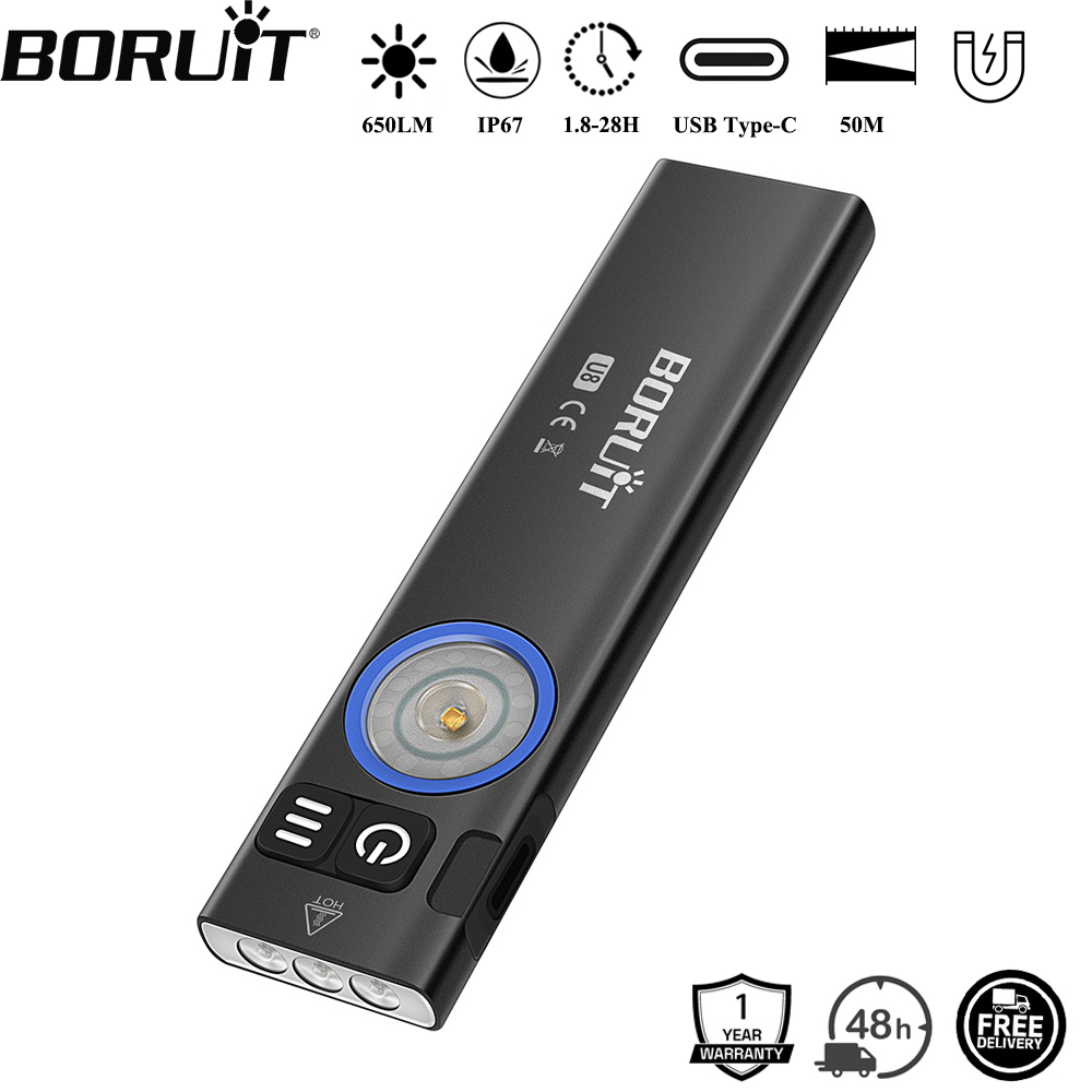 Cycling To Work - BORUiT U8 650LM EDC LED El