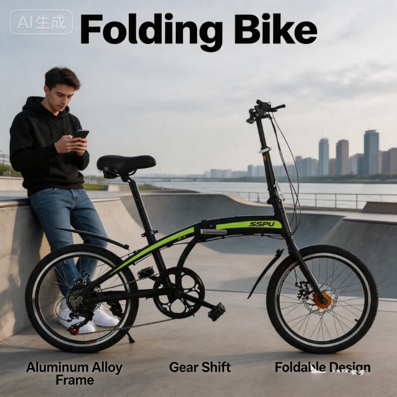 Commuter Biking - UltraLight 20 İnç Katlanır Bisiklet -