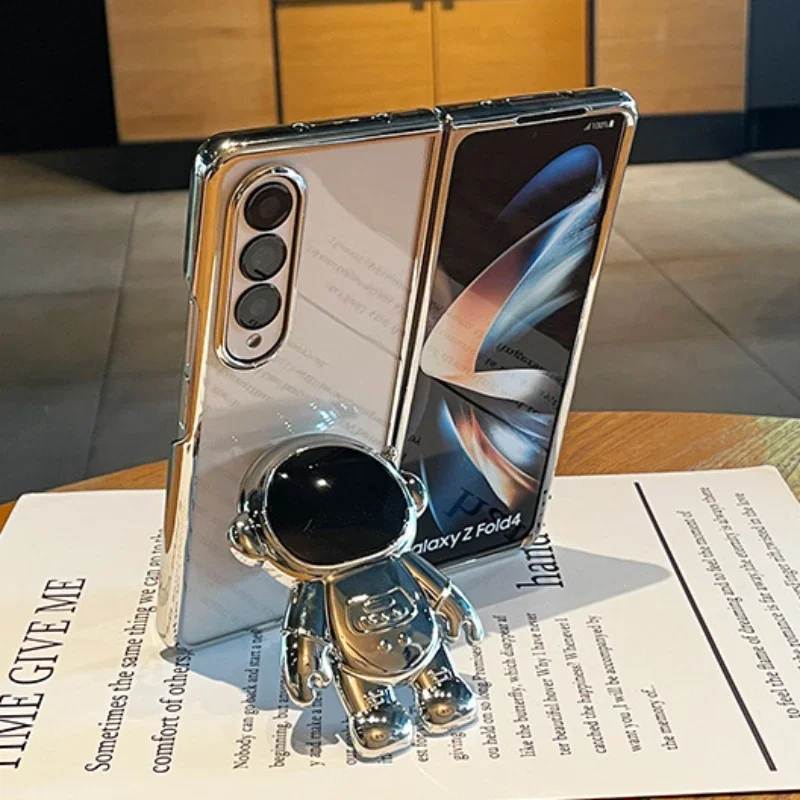 Kickstand Adjustable - Lüks Temizle Telefon Kılıfı Samsung Galaxy