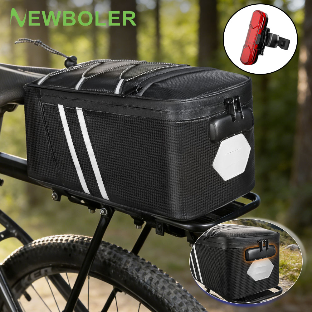 Panniers Waterproof Rear - Şifreli Kilitli Bisiklet Arka Sele Çantası