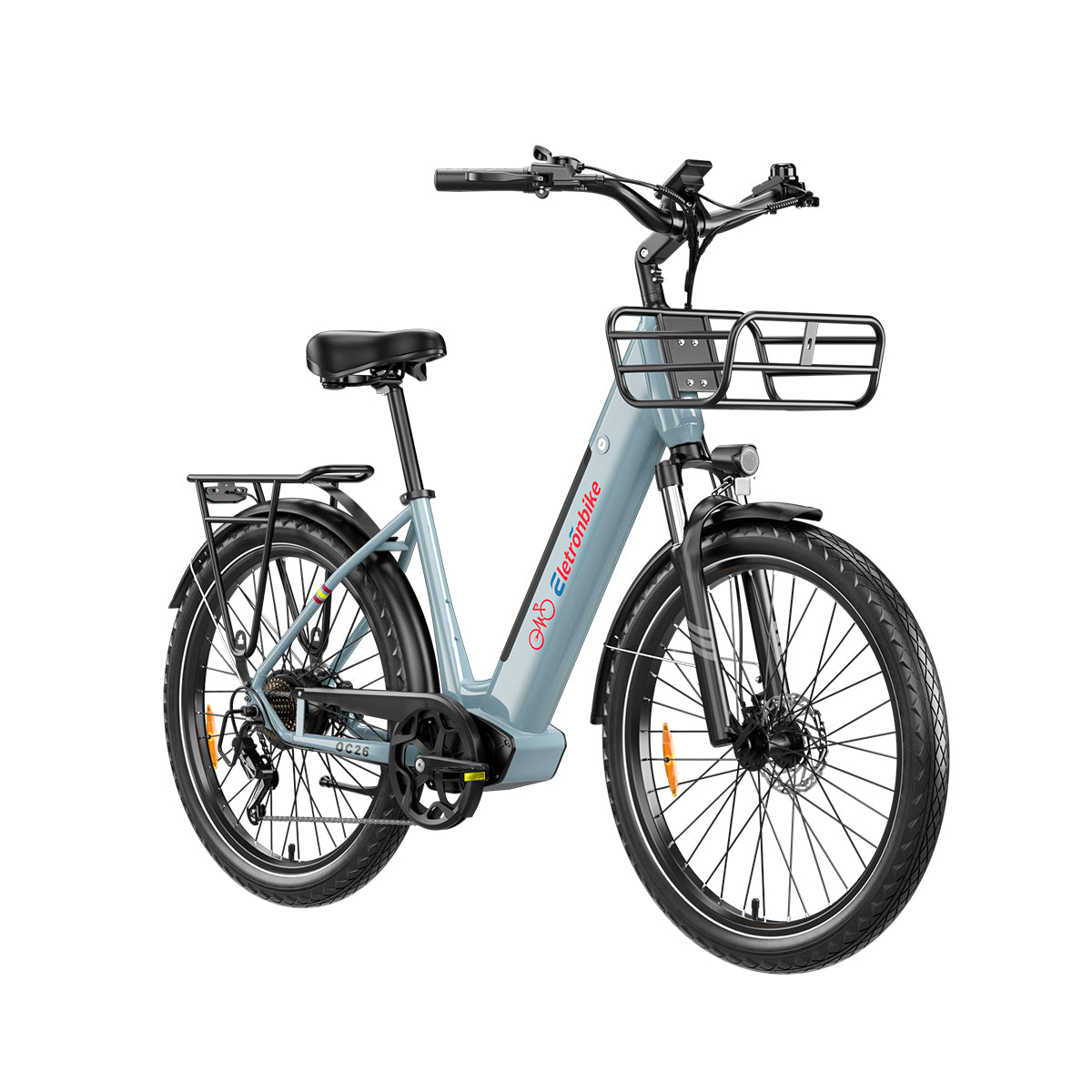 Commuter Biking - ELETRONBIKE OC26 Arka Göbek Motorlu Alüminyum