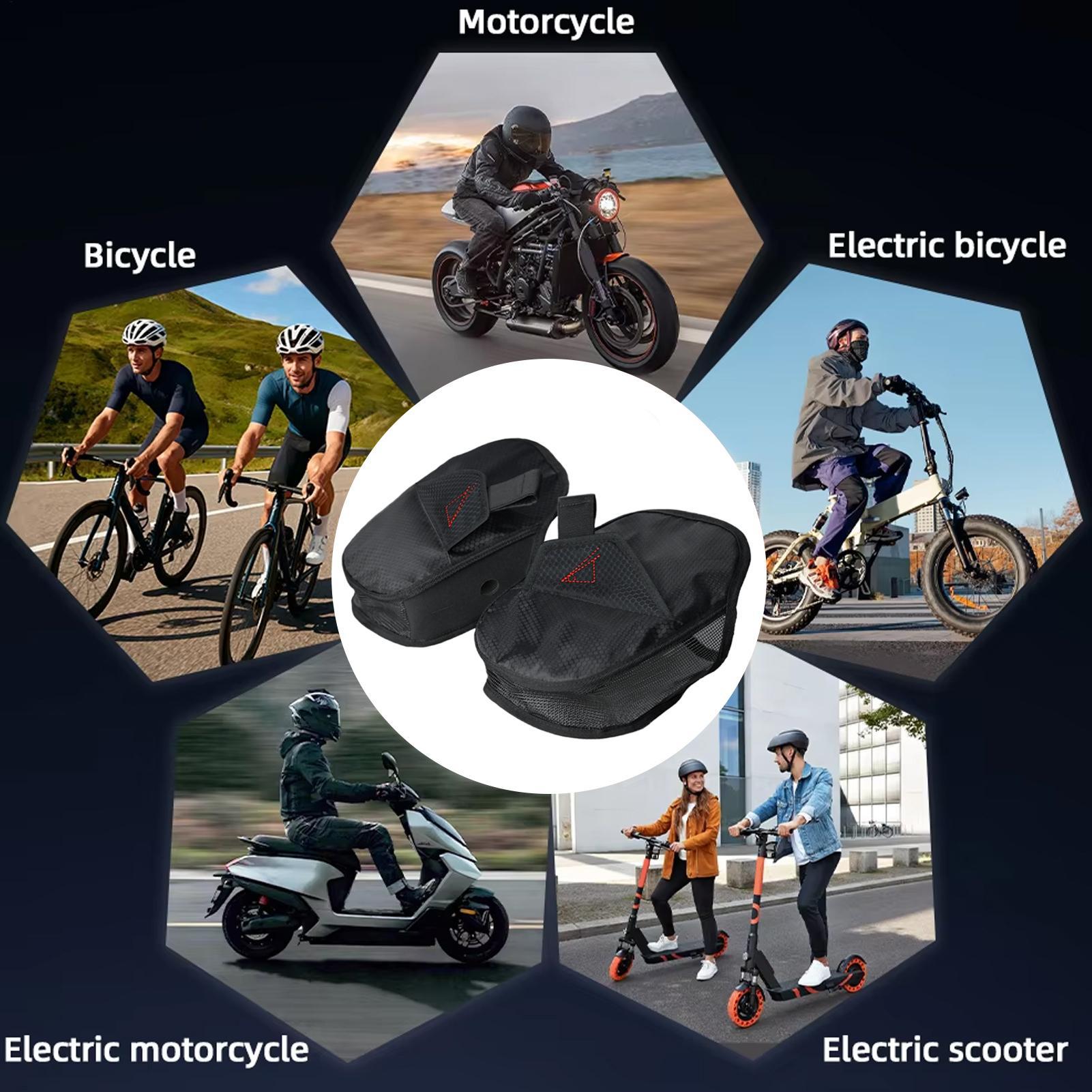 Cycling Commute Distance - Gidon Manşonları Nefes Alabilen File Eldivenler