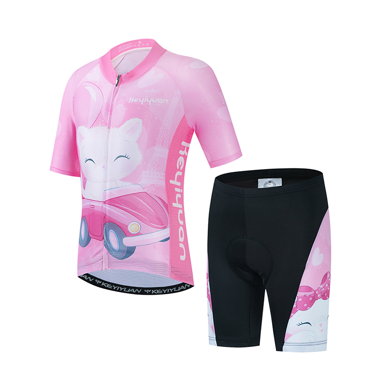 Cycling Commuter Clothing - KEYIYUAN çocuklar yol bisiklet forması Set