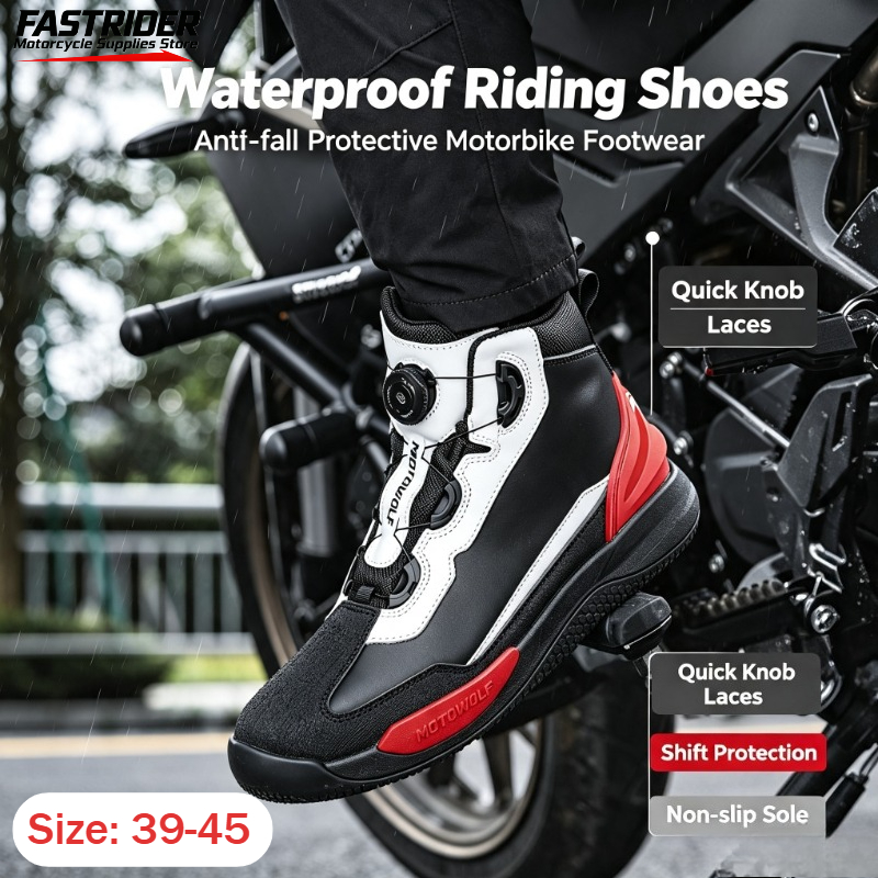 Cycling Shoes For Commute - Erkek Bisiklet Ayakkabıları Su Geçirmez Deri