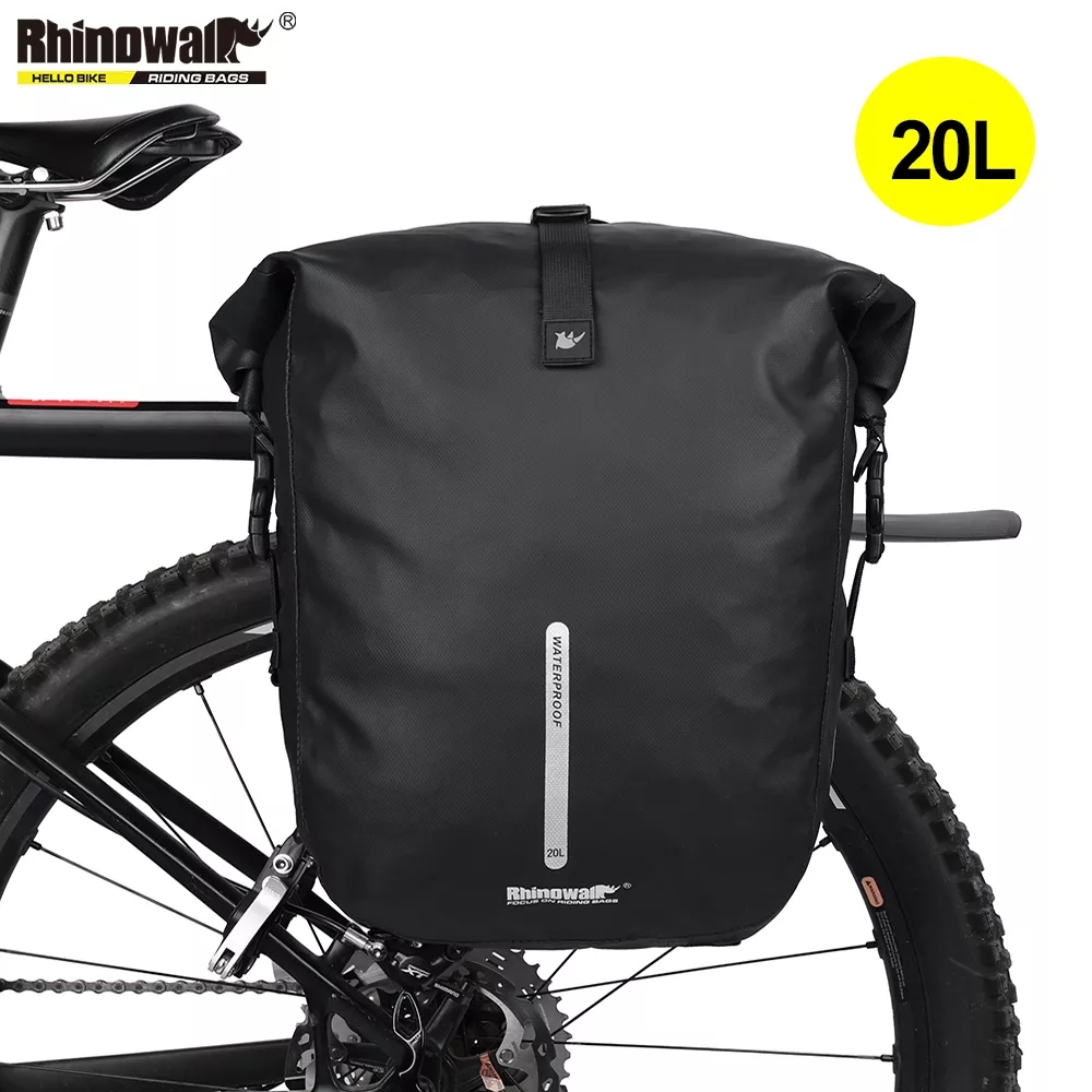 Panniers Waterproof Rear - Rhinowalk su geçirmez bisiklet küfe sırt