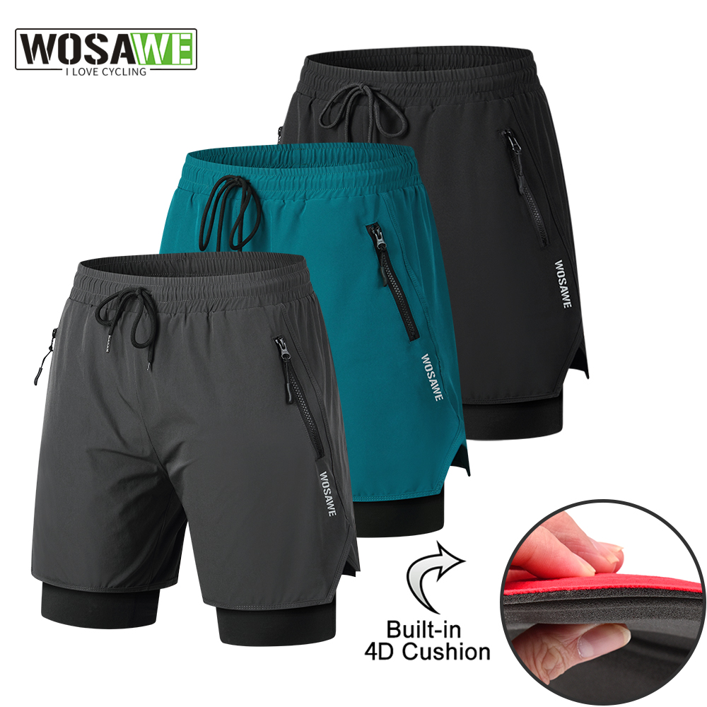 Cycling Commuter Trousers - WOSAWE MTB Şort Yaz Erkekler Bisiklet