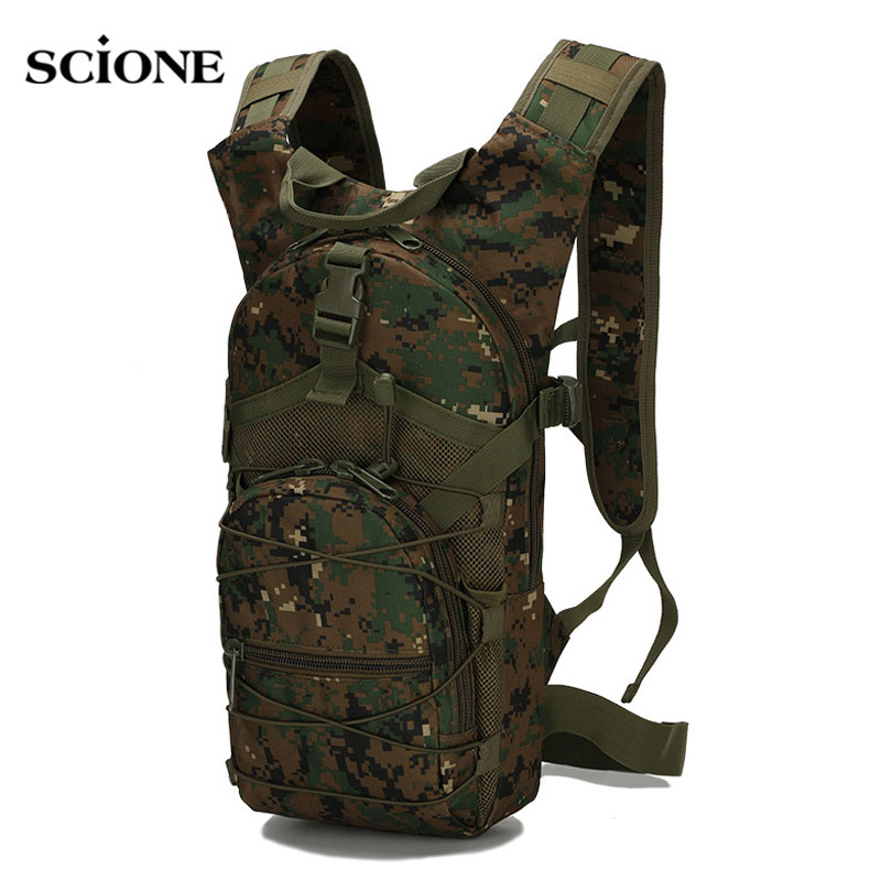 Cycling Commuter Backpack - 15L Molle taktik sırt çantası 800D