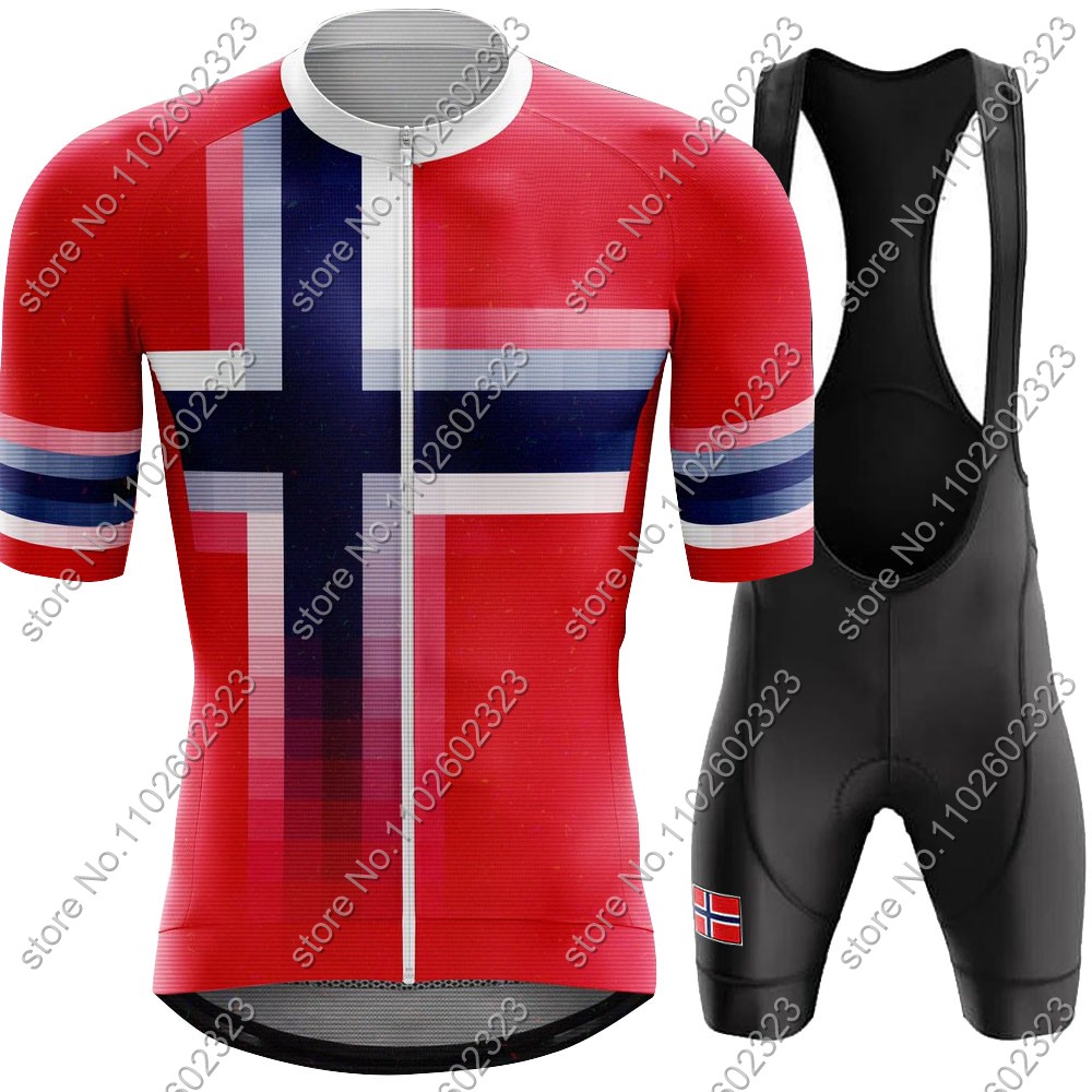 Cycling Commuter Clothing - 2024 norveç bisiklet forması milli takım