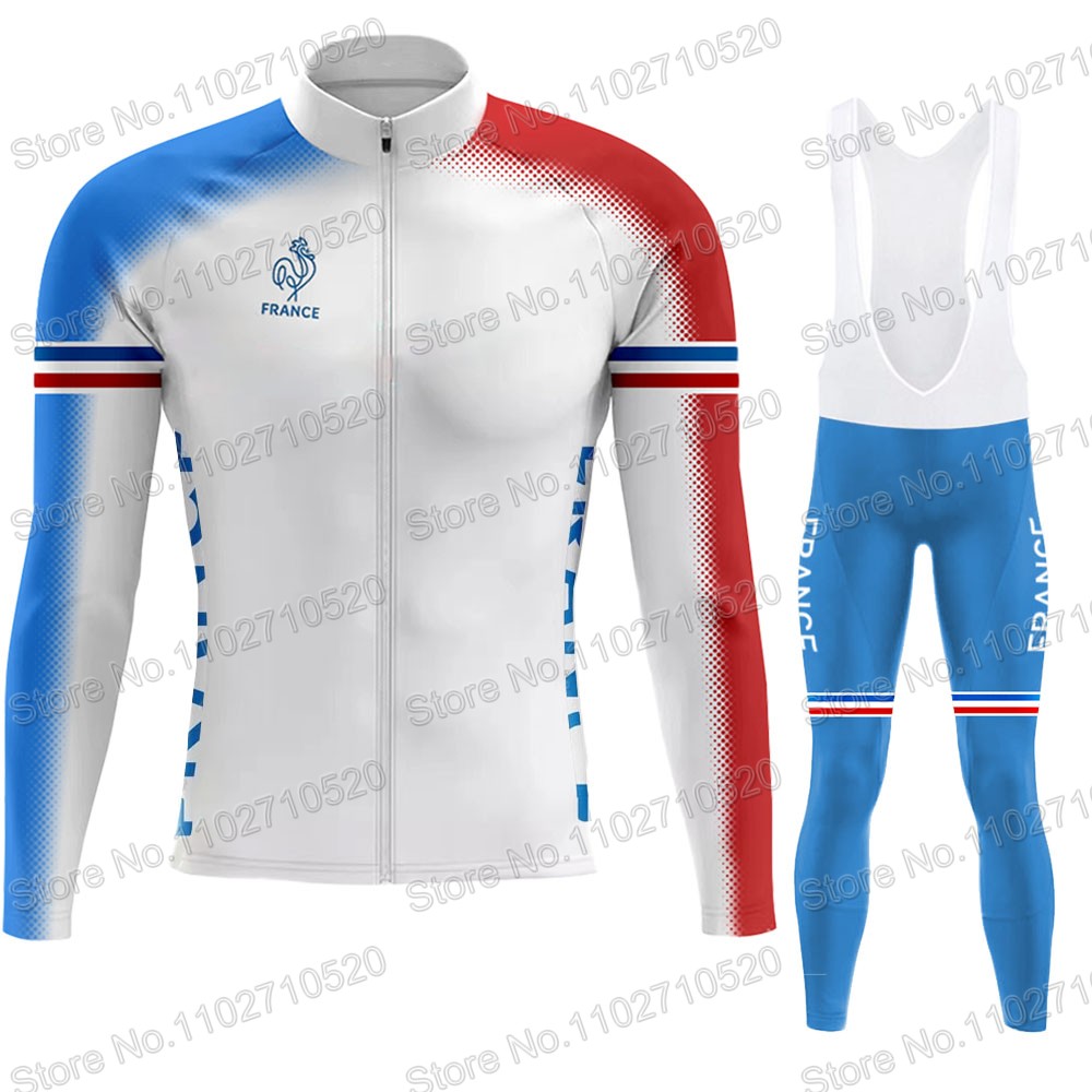 Cycling Commuter Clothing - Fransa Milli Takım 2025 Bisiklet Jersey