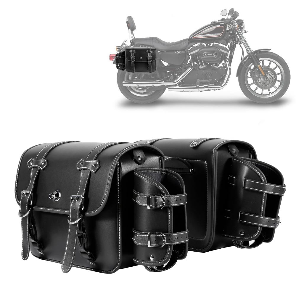Panniers Waterproof Rear - Bardak Tutuculu Motosiklet Heybe Çantaları Su