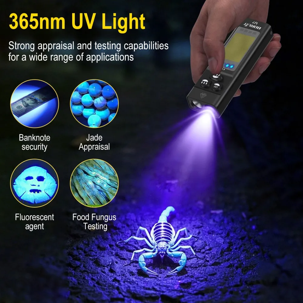 BORUiT U7 UV LED EDC El Feneri - Cycling To Work incelemesi ve fiyatı