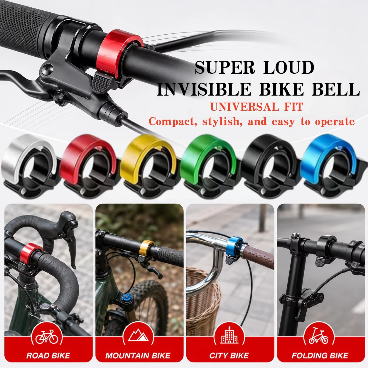 Alaşımlı bisiklet zili yüksek  - Bell Handlebar Ring incelemesi ve fiyatı