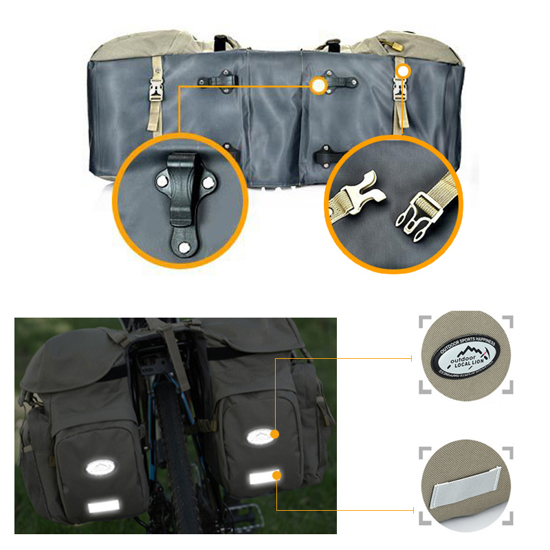 Bisiklet Arka Bagaj Çantası, Ç - Panniers Waterproof Rear incelemesi ve fiyatı