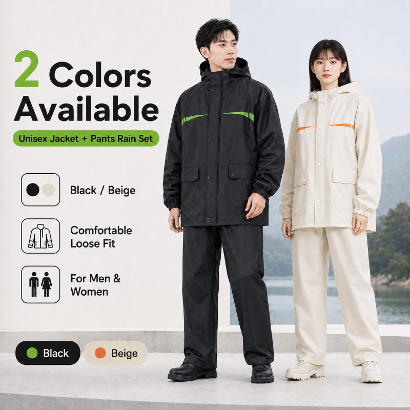 Unisex 2 Parçalı Su Geçirmez B - Cycling Commuter Rain Jacket incelemesi ve fiyatı