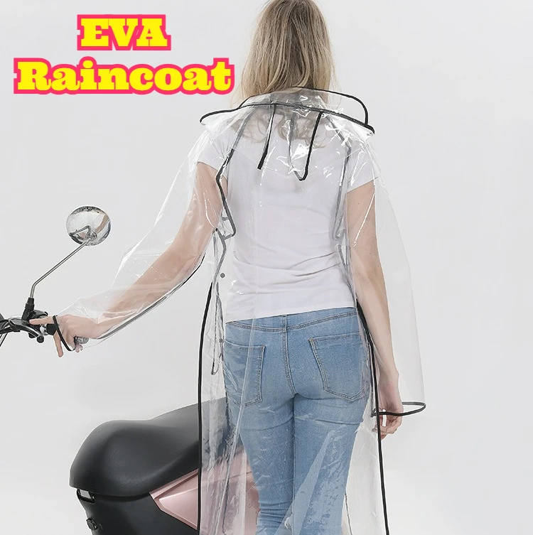 Şeffaf EVA Kemerli Uzun Yağmur - Waterproof Cycling Commute incelemesi ve fiyatı