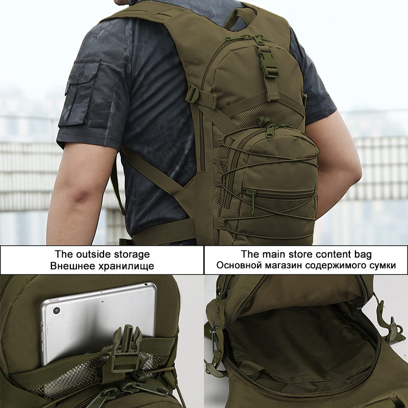 15L Molle taktik sırt çantası  - Cycling Commuter Backpack incelemesi ve fiyatı